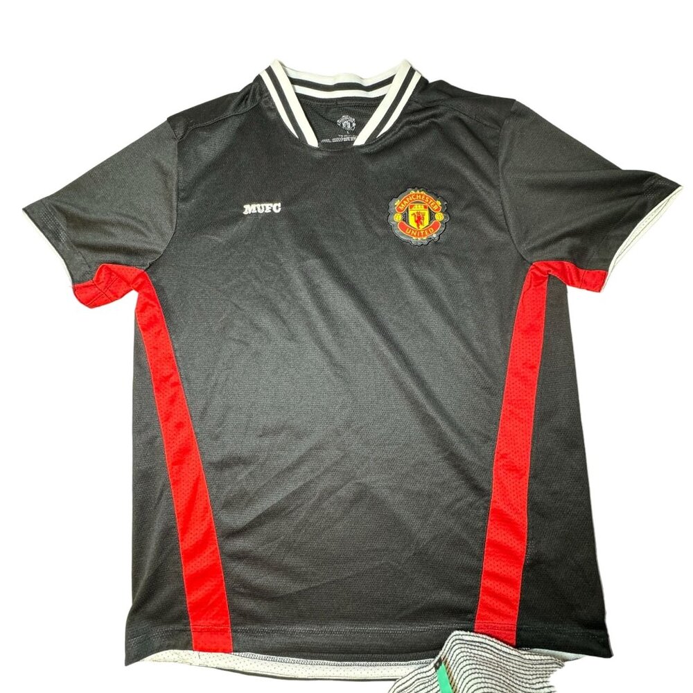 Manchester United Football Club Jersey - Black/Red ...